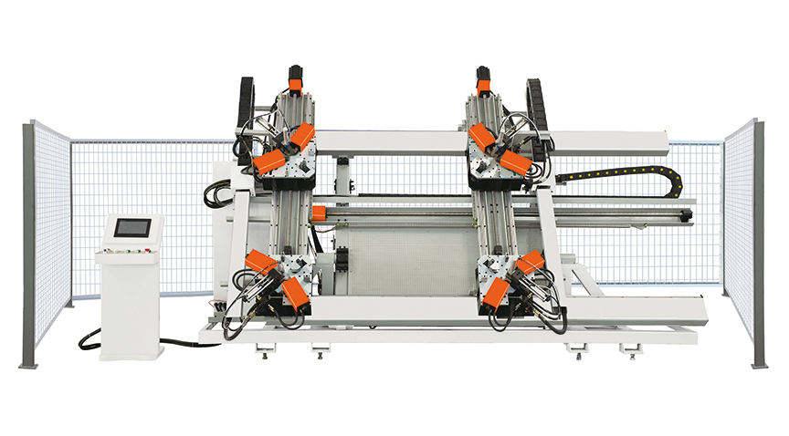 CNC Four Mitre Corner Combining Machine
