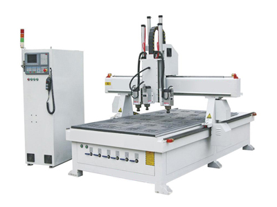 Three-step four-axis woodworking CNC router