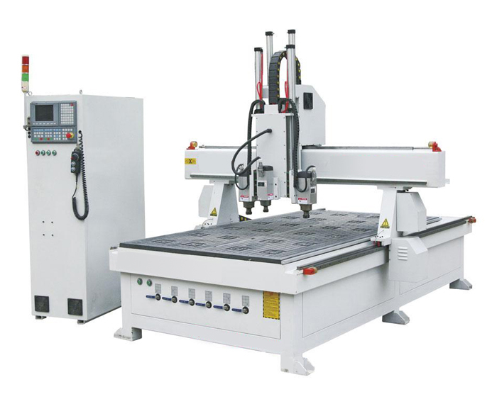 Three-step four-axis woodworking CNC router