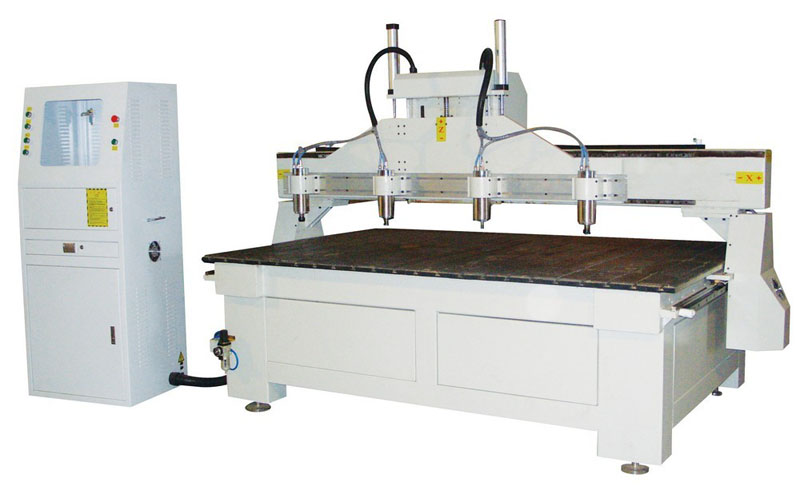 Four Heads Furniture Relief CNC Router